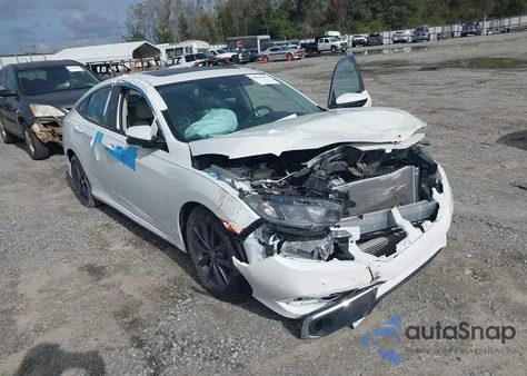 2020 Honda Civic Ex-L from USA, damaged, VIN 19XFC1F74LE008772